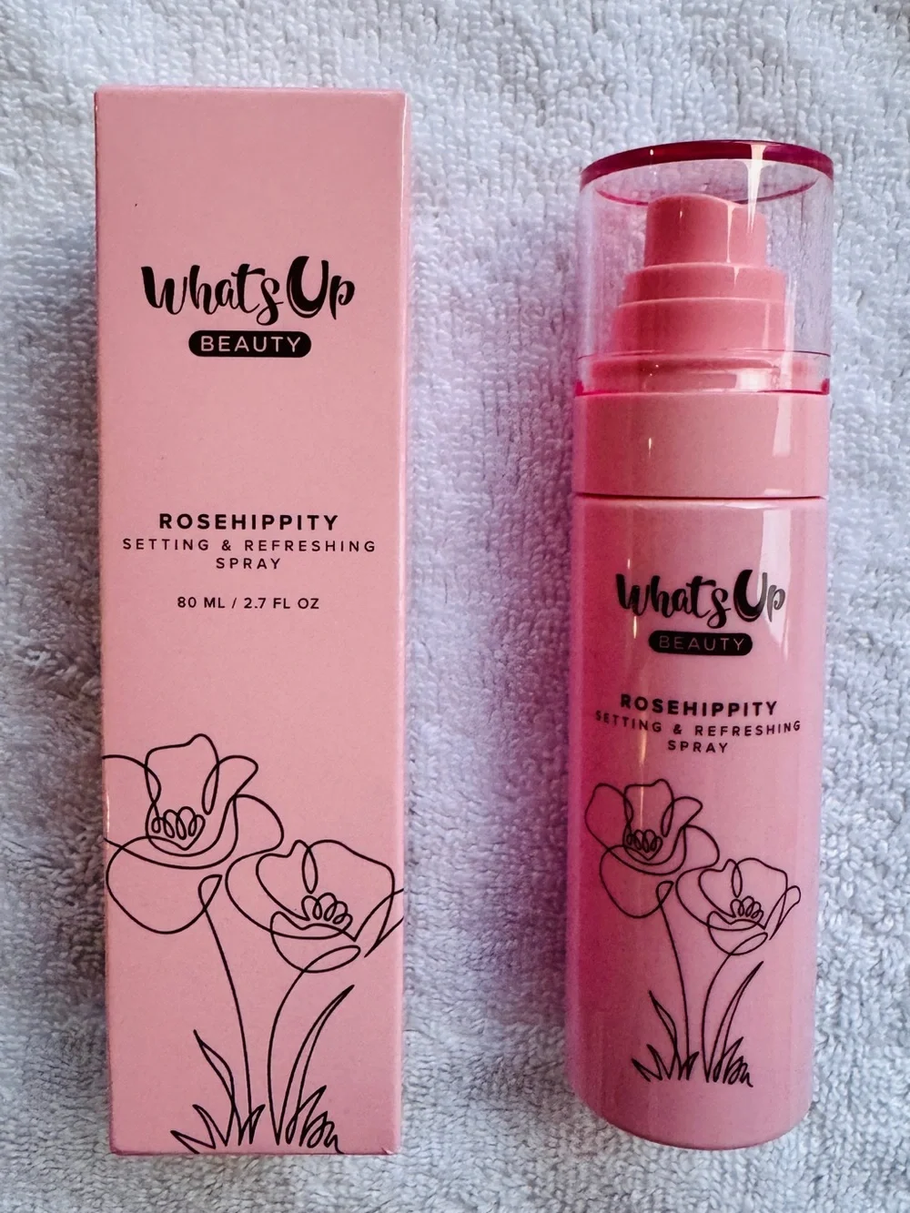 WHATS UP BEAUTY Rosehippity Setting & Refreshing Spray 2.7oz BRAND NEW IN BOX